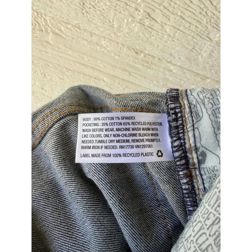 Cat & Jack Kids Dark Wash Bootcut Denim Jeans Adjustable Waist Size 16‎